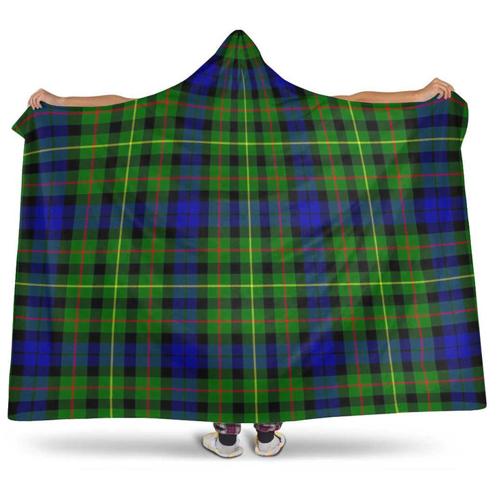 Scottish Rollo Modern Clan Tartan Hooded Blanket Tartan Plaid 1