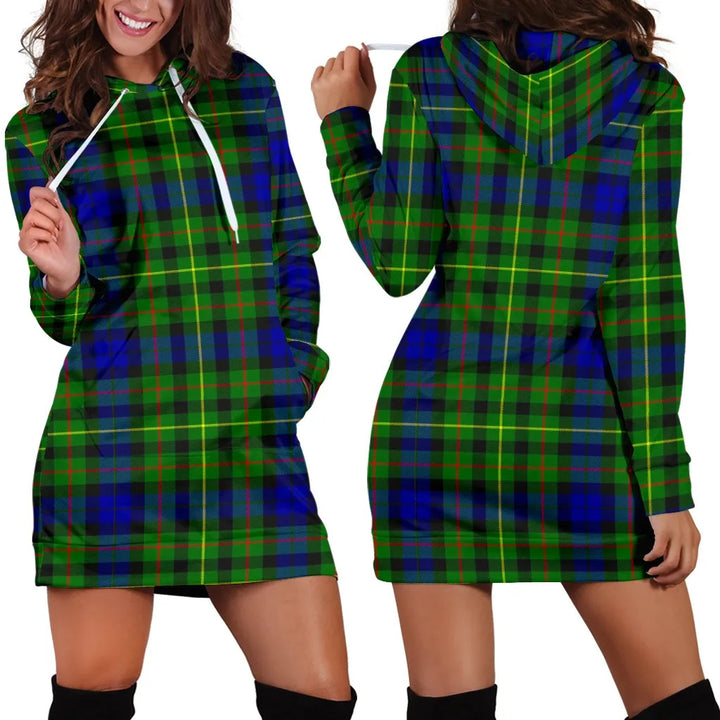 Scottish Rollo Modern Clan Tartan Hoodie Dress