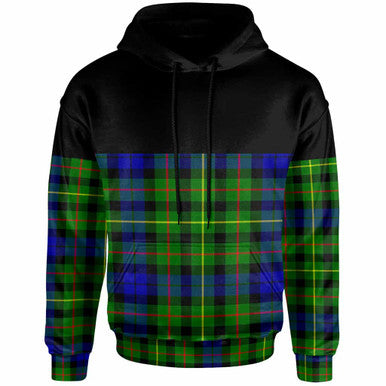 Scottish Rollo Modern Clan Tartan Hoodie - Horizontal Style Front Side Tartan Plaid