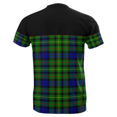 Scottish Rollo Modern Clan Tartan T-Shirt Horizontal Style Back Side Tartan Plaid