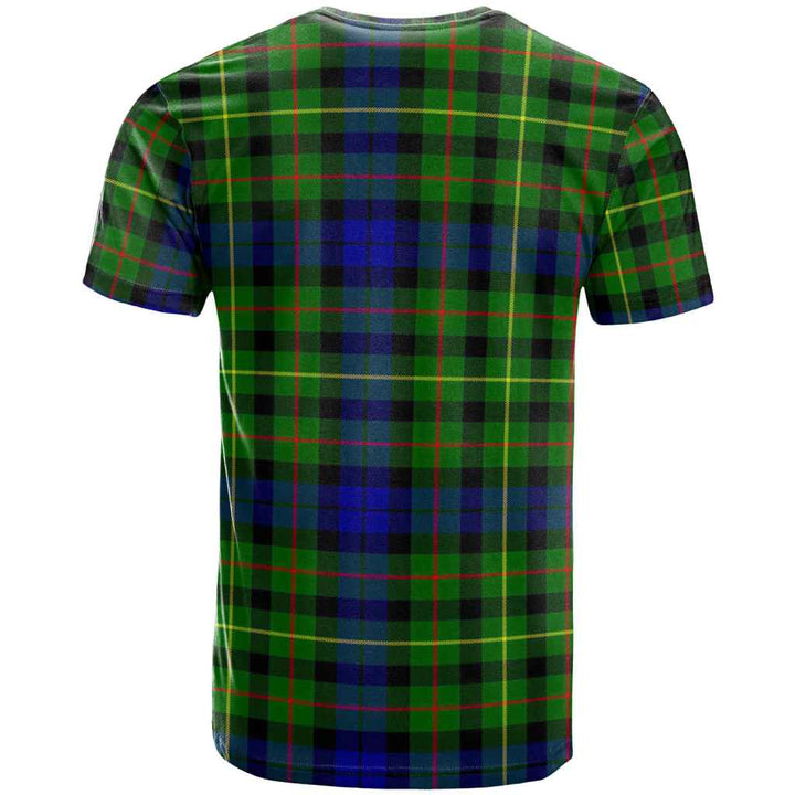Scottish Rollo Modern Clan Tartan T-Shirt Back Side Tartan Plaid