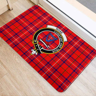 Scottish Rose Clan Crest Tartan Door Mat Tartan Plaid 2