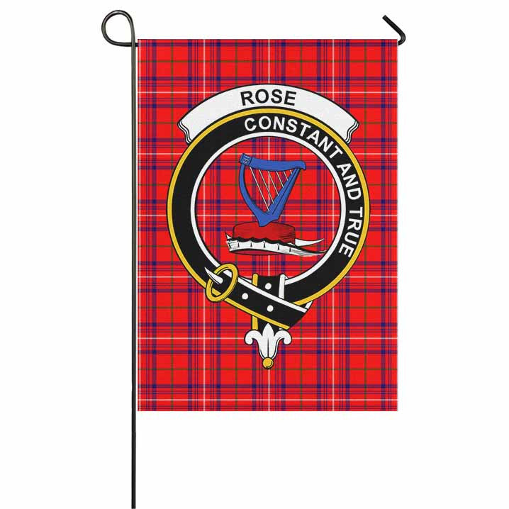 Scottish Rose Clan Crest Tartan Garden Flag Tartan Plaid 1