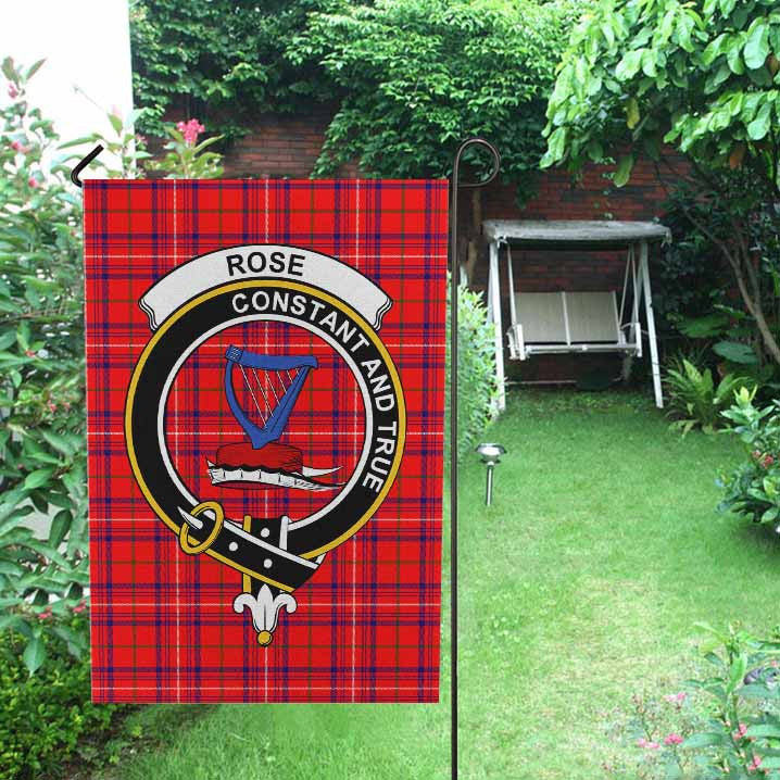 Scottish Rose Clan Crest Tartan Garden Flag Tartan Plaid 2