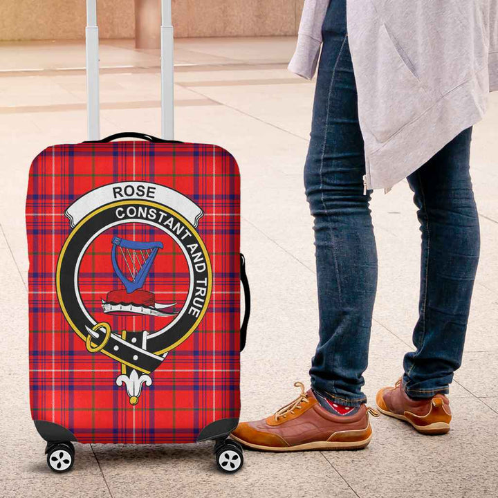 Scottish Rose Clan Crest Tartan Luggage Cover Tartan Plaid 4