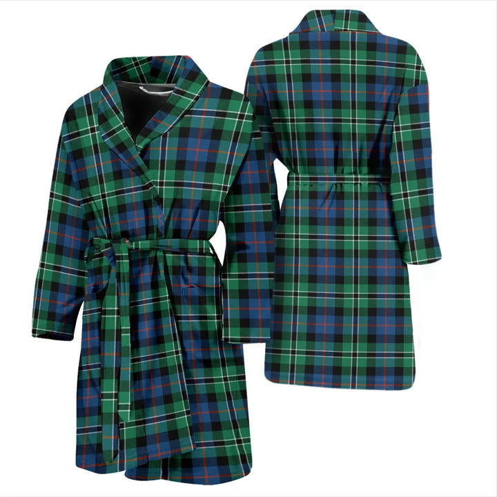 Scottish Rose Hunting Ancient Clan Tartan Bathrobe 3