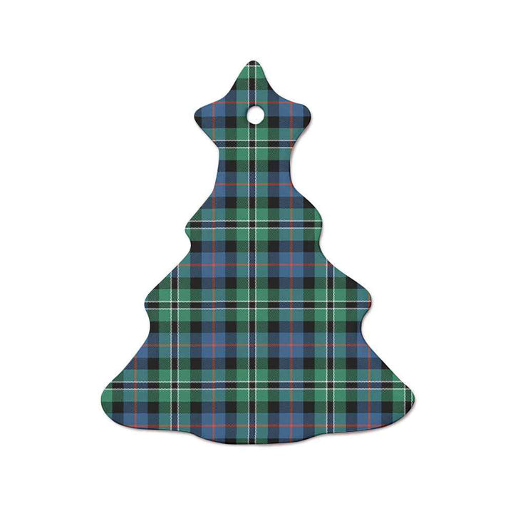 Scottish Rose Hunting Ancient Clan Tartan Ceramic Ornament  Tree Shape Tartan Plaid