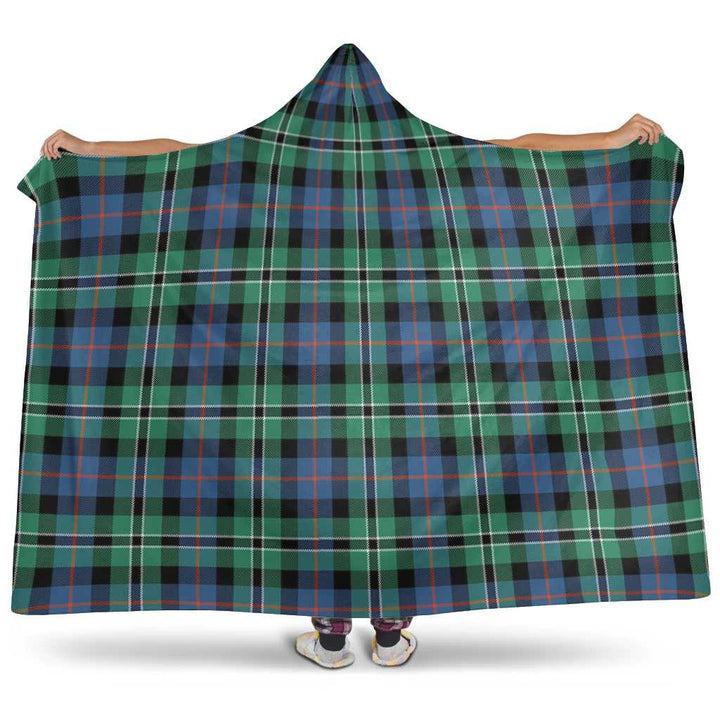 Scottish Rose Hunting Ancient Clan Tartan Hooded Blanket Tartan Plaid 1