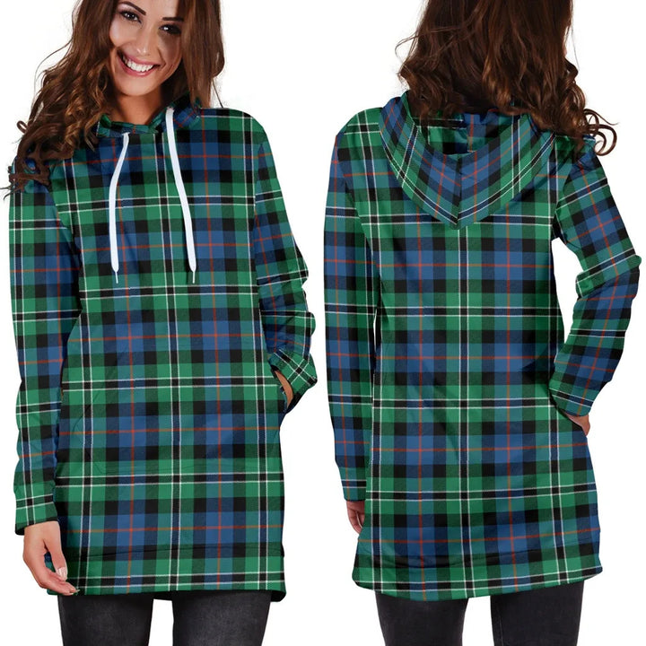 Scottish Rose Hunting Ancient Clan Tartan Hoodie Dress