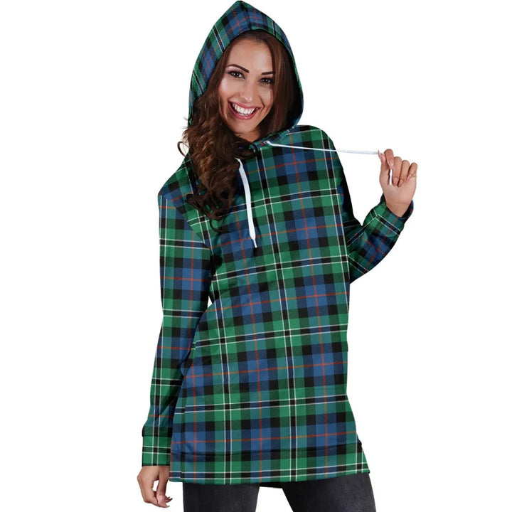 Scottish Rose Hunting Ancient Clan Tartan Hoodie Dress