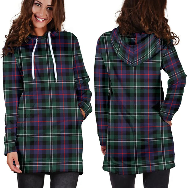 Scottish Rose Hunting Modern Clan Tartan Hoodie Dress