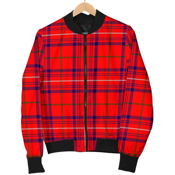 Scottish Rose Modern Clan Tartan Bomber Jacket Tartan Plaid 1