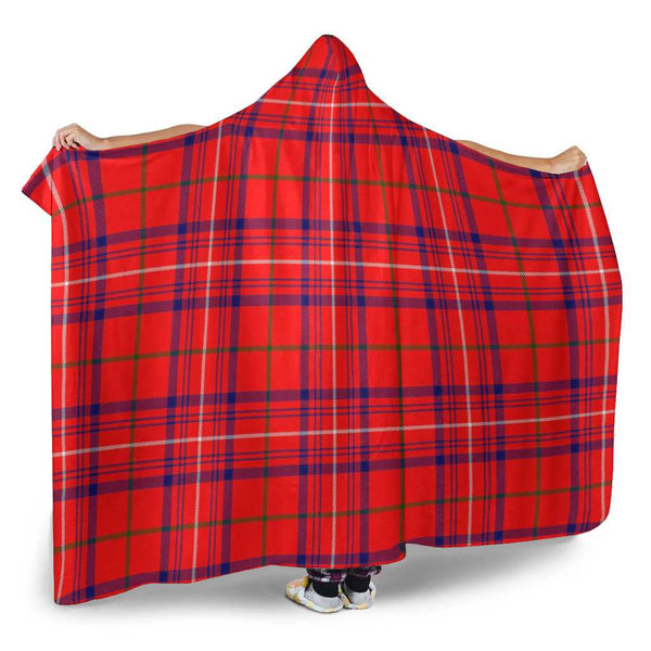 Scottish Rose Modern Clan Tartan Hooded Blanket Tartan Plaid 2