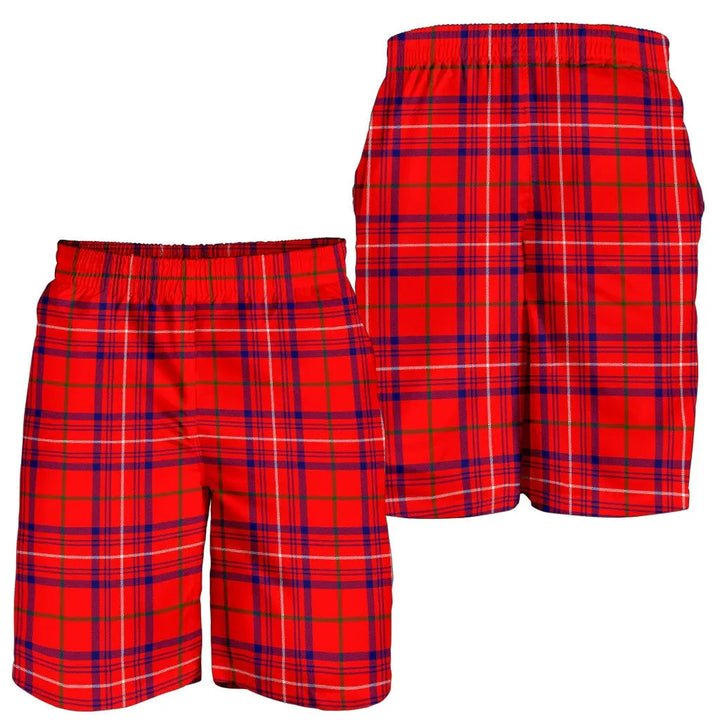 Scottish Rose Modern Clan Tartan Men's Shorts