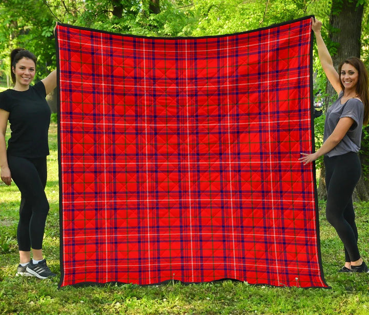 Scottish Rose Modern Clan Tartan Quilt Tartan Plaid 1
