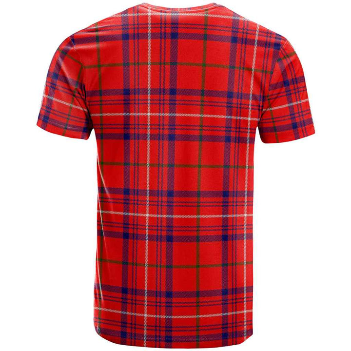 Scottish Rose Modern Clan Tartan T-Shirt Back Side Tartan Plaid
