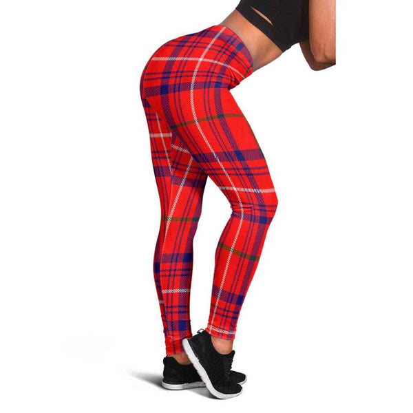 Scottish Rose Modern Clan Tartan Women Leggings Tartan Plaid 1