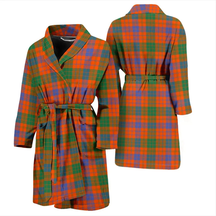Scottish Ross Ancient Clan Tartan Bathrobe 3