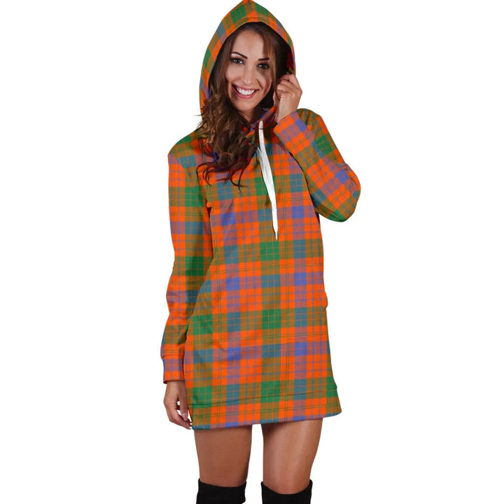 Scottish Ross Ancient Clan Tartan Hoodie Dress