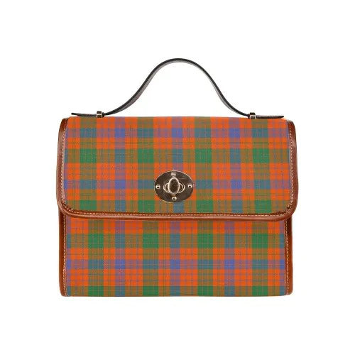 Scottish Ross Ancient Clan Tartan Waterproof Canvas Bag Tartan Plaid 1