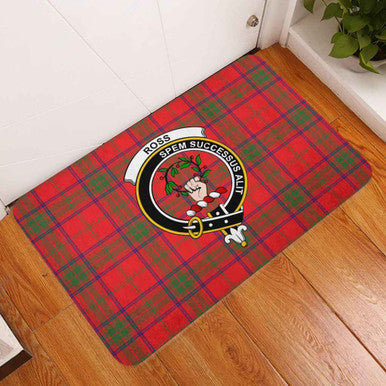 Scottish Ross Clan Crest Tartan Door Mat Tartan Plaid 3