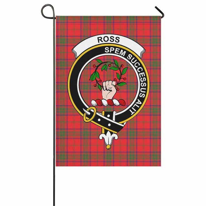 Scottish Ross Clan Crest Tartan Garden Flag Tartan Plaid 1