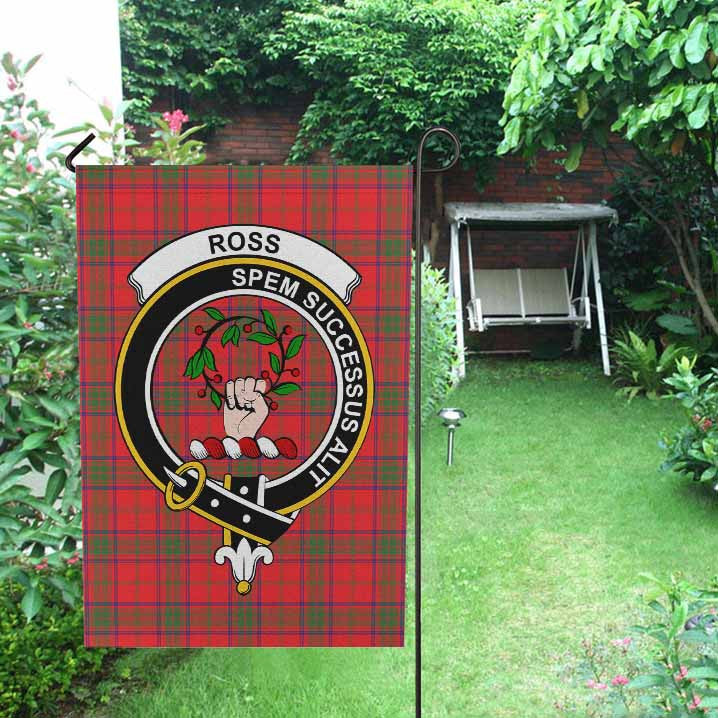 Scottish Ross Clan Crest Tartan Garden Flag Tartan Plaid 2