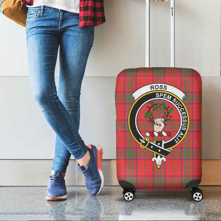 Scottish Ross Clan Crest Tartan Luggage Cover Tartan Plaid 2