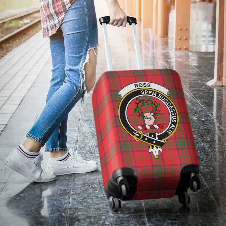 Scottish Ross Clan Crest Tartan Luggage Cover Tartan Plaid 3