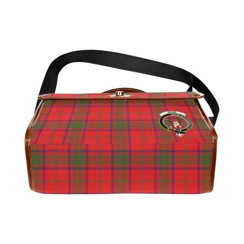 Scottish Ross Clan Crest Tartan Waterproof Canvas Bag Tartan Plaid 5