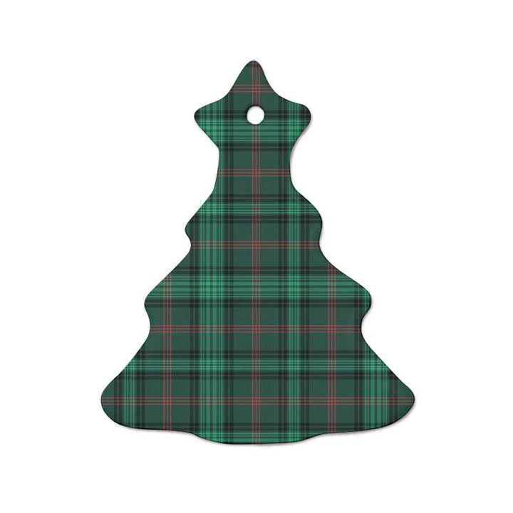Scottish Ross Hunting Modern Clan Tartan Ceramic Ornament  Tree Shape Tartan Plaid