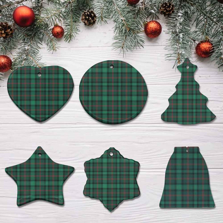 Scottish Ross Hunting Modern Clan Tartan Ceramic Ornament All Tartan Plaid