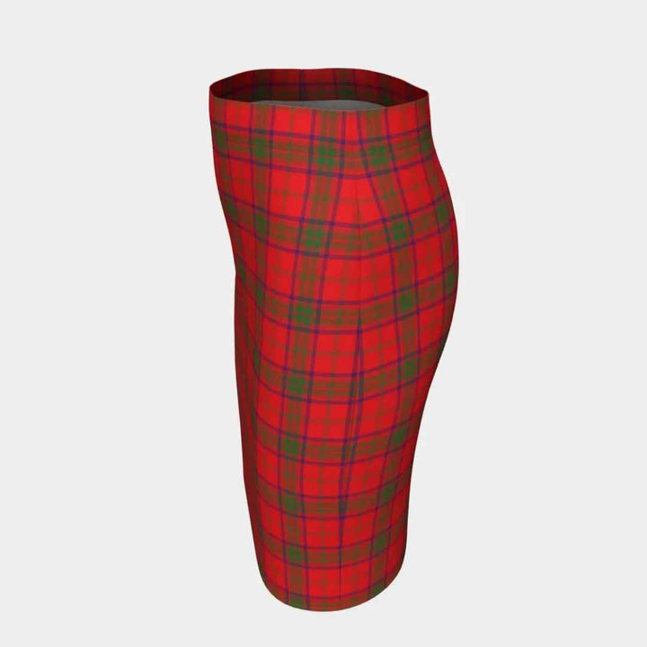 Scottish Ross Modern Clan Tartan Fitted Skirt Tartan Plaid 2