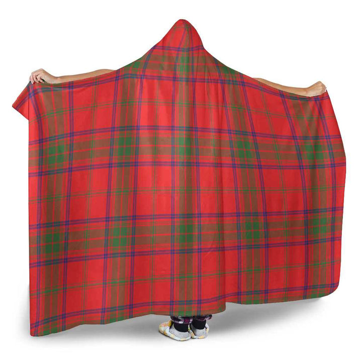 Scottish Ross Modern Clan Tartan Hooded Blanket Tartan Plaid 2