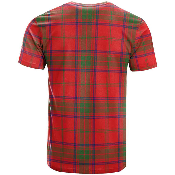 Scottish Ross Modern Clan Tartan T-Shirt Back Side Tartan Plaid