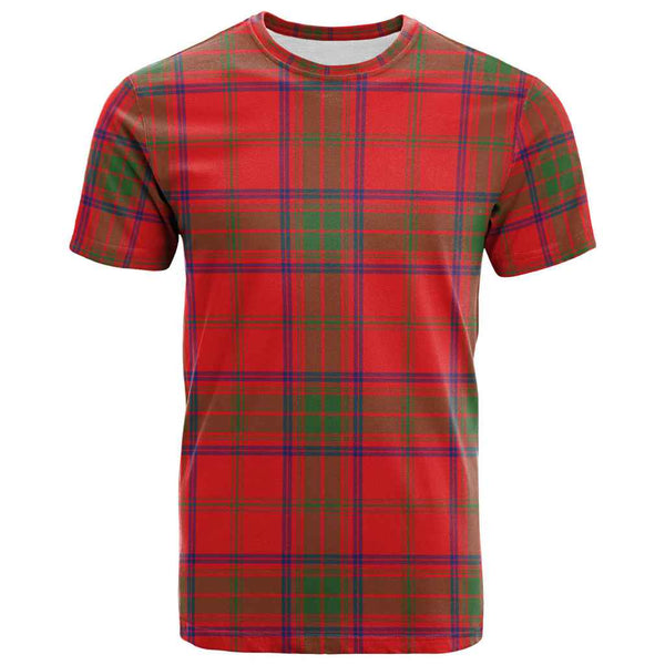 Scottish Ross Modern Clan Tartan T-Shirt Front Side Tartan Plaid