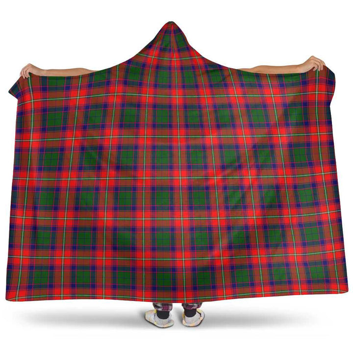 Scottish Roxburgh District Clan Tartan Hooded Blanket Tartan Plaid 1