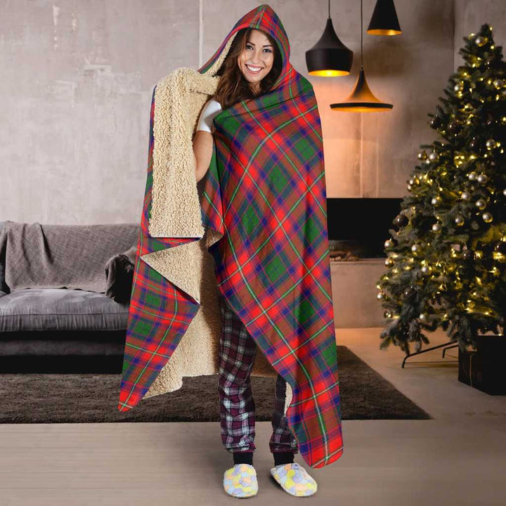 Scottish Roxburgh District Clan Tartan Hooded Blanket Tartan Plaid 6