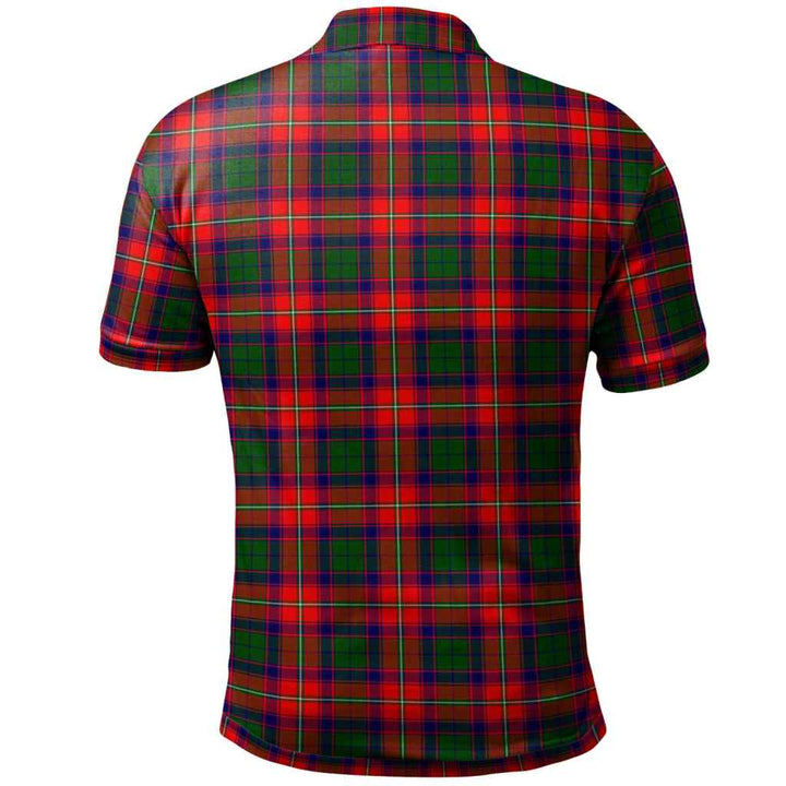 Scottish Roxburgh District Clan Tartan Polo Shirt Back Side Tartan Plaid