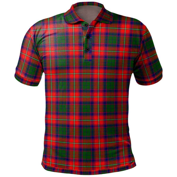Scottish Roxburgh District Clan Tartan Polo Shirt Front Side Tartan Plaid