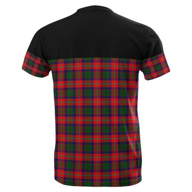 Scottish Roxburgh District Clan Tartan T-Shirt Horizontal Style Back Side Tartan Plaid