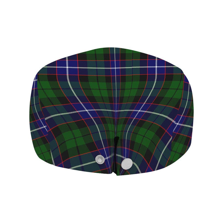 Scottish Russell Clan Crest Tartan Flat Cap Tartan Plaid 4