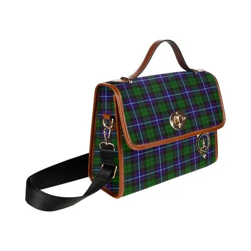 Scottish Russell Clan Crest Tartan Waterproof Canvas Bag Tartan Plaid 3