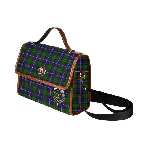 Scottish Russell Clan Crest Tartan Waterproof Canvas Bag Tartan Plaid 4