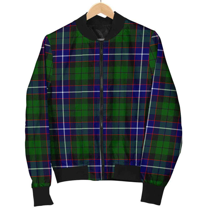 Scottish Russell Modern Clan Tartan Bomber Jacket Tartan Plaid 1