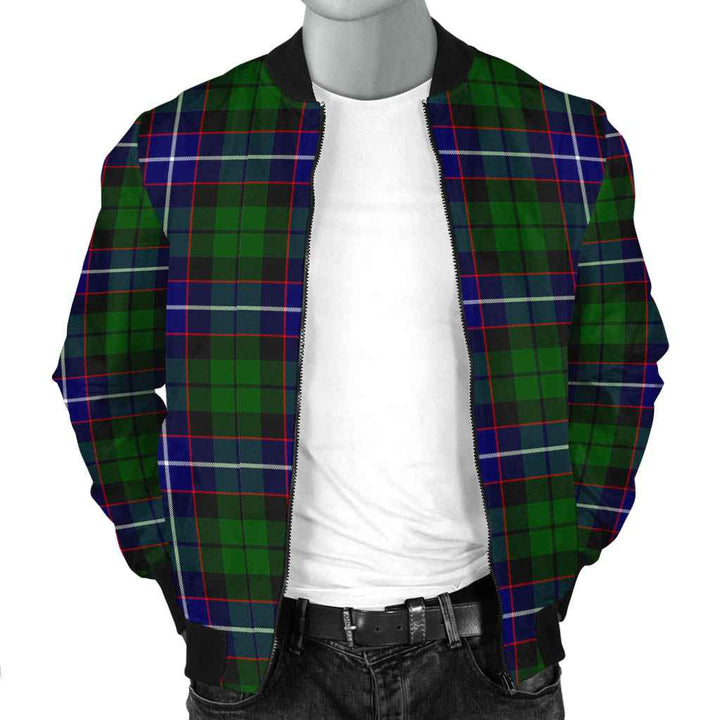 Scottish Russell Modern Clan Tartan Bomber Jacket Tartan Plaid 2