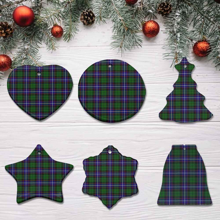 Scottish Russell Modern Clan Tartan Ceramic Ornament All Tartan Plaid