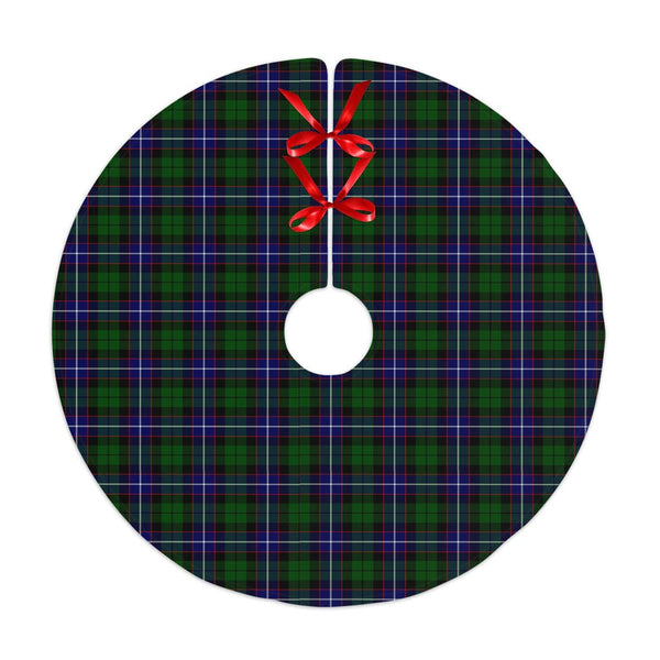 Scottish Russell Modern Clan Tartan Christmas Tree Skirt No Tassels 1 Tartan Plaid
