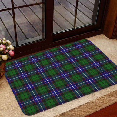 Scottish Russell Modern Clan Tartan Door Mat Tartan Plaid 1