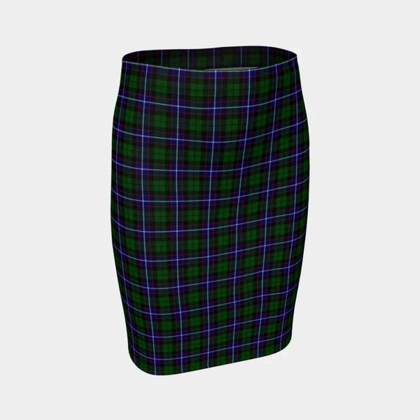 Scottish Russell Modern Clan Tartan Fitted Skirt Tartan Plaid 1